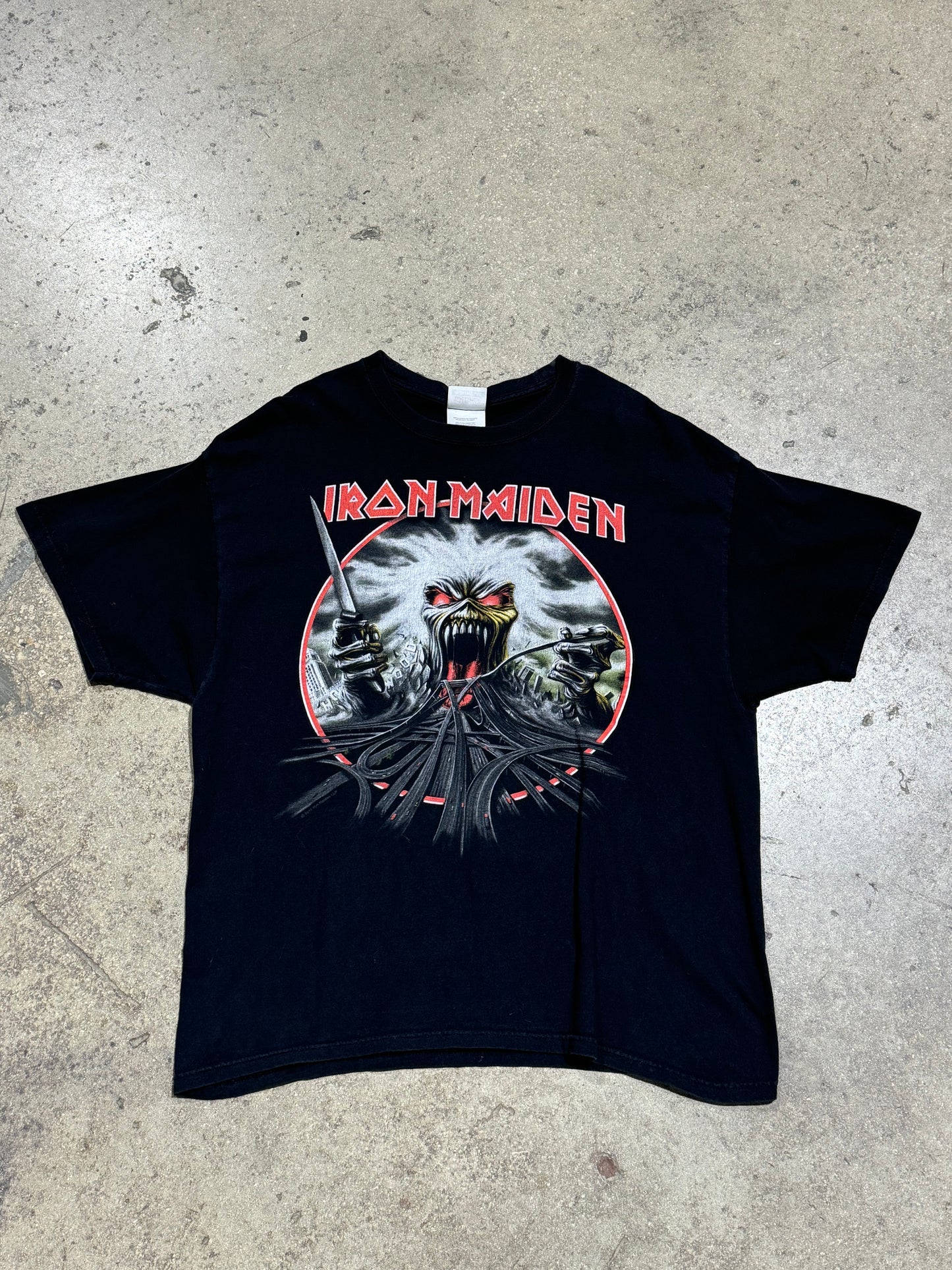 2010 Iron Maiden Tee - Black Size XL