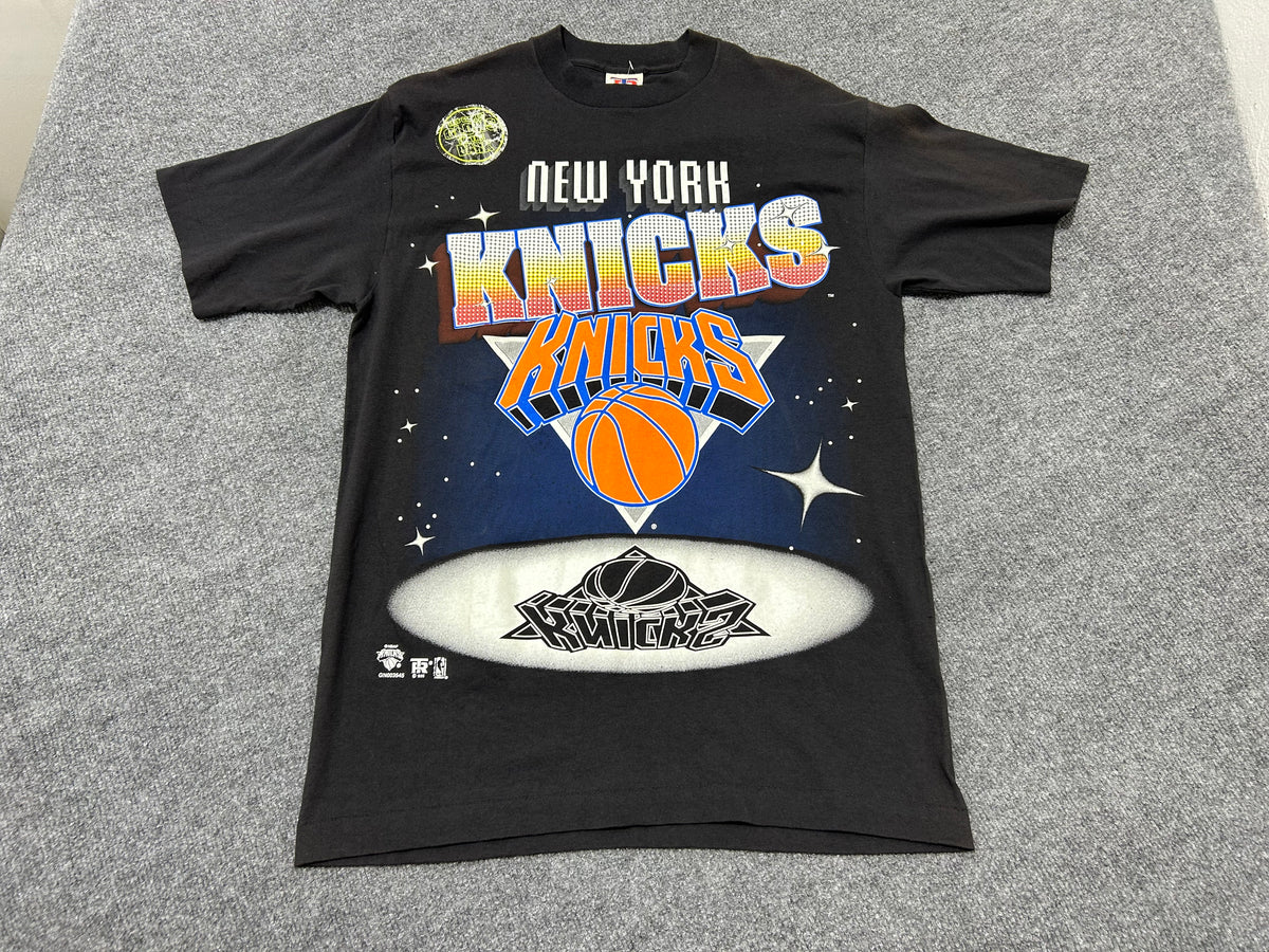 New York Knicks Glow In The Dark Tee - Black Size Medium