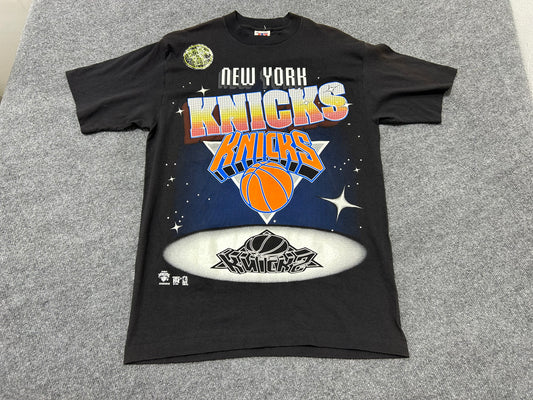 New York Knicks Glow In The Dark Tee - Black Size Medium