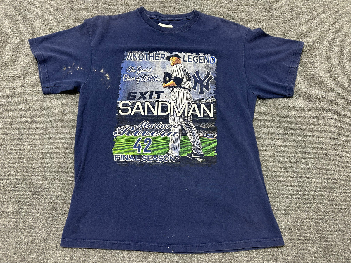 Marino Rivera The Sandman Tee - Navy Size Medium