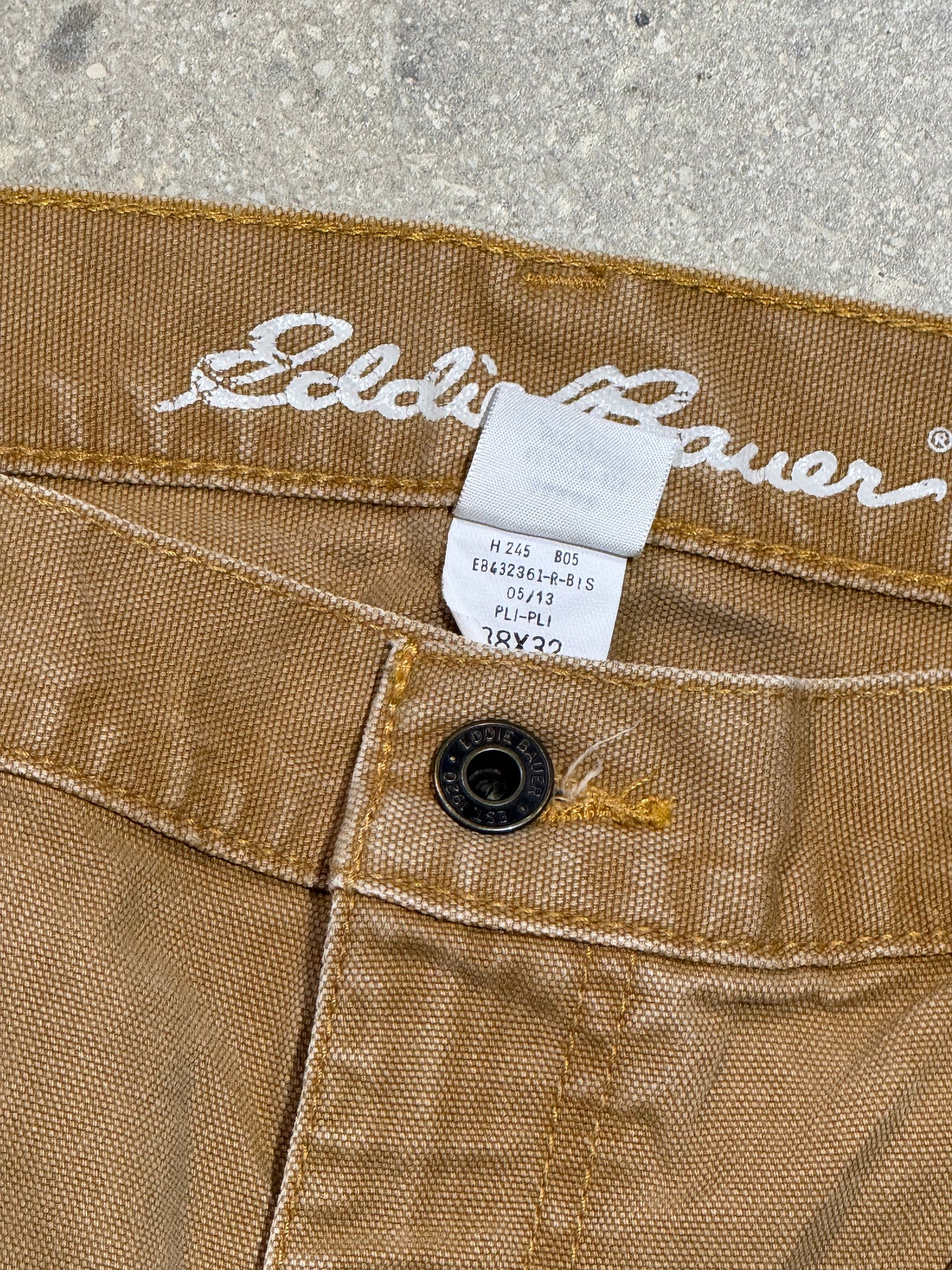 Eddie Bauer Carpenter Pants - Light Brown Size 38x32