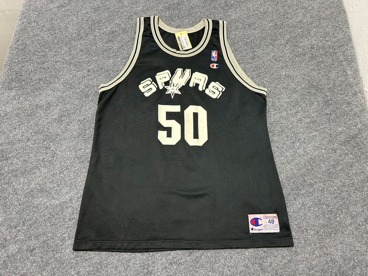 San Antonio Spurs #50 Basketball Jersey - Black Size XL/48