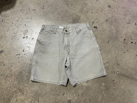 Carhartt Work Shorts - Khaki Size 36