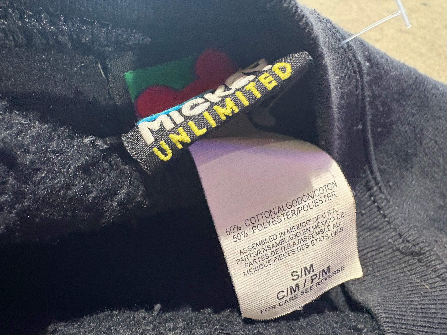Disney Mickey Mouse Crewneck Sweatshirt - Black Size Small/Medium
