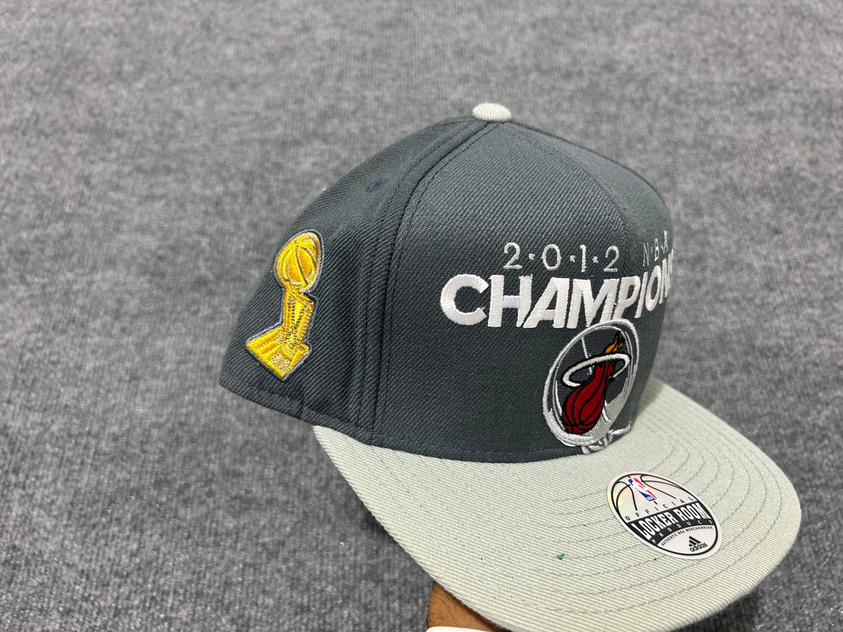 2012 Miami Heat Championship SnapBack Hat - Gray
