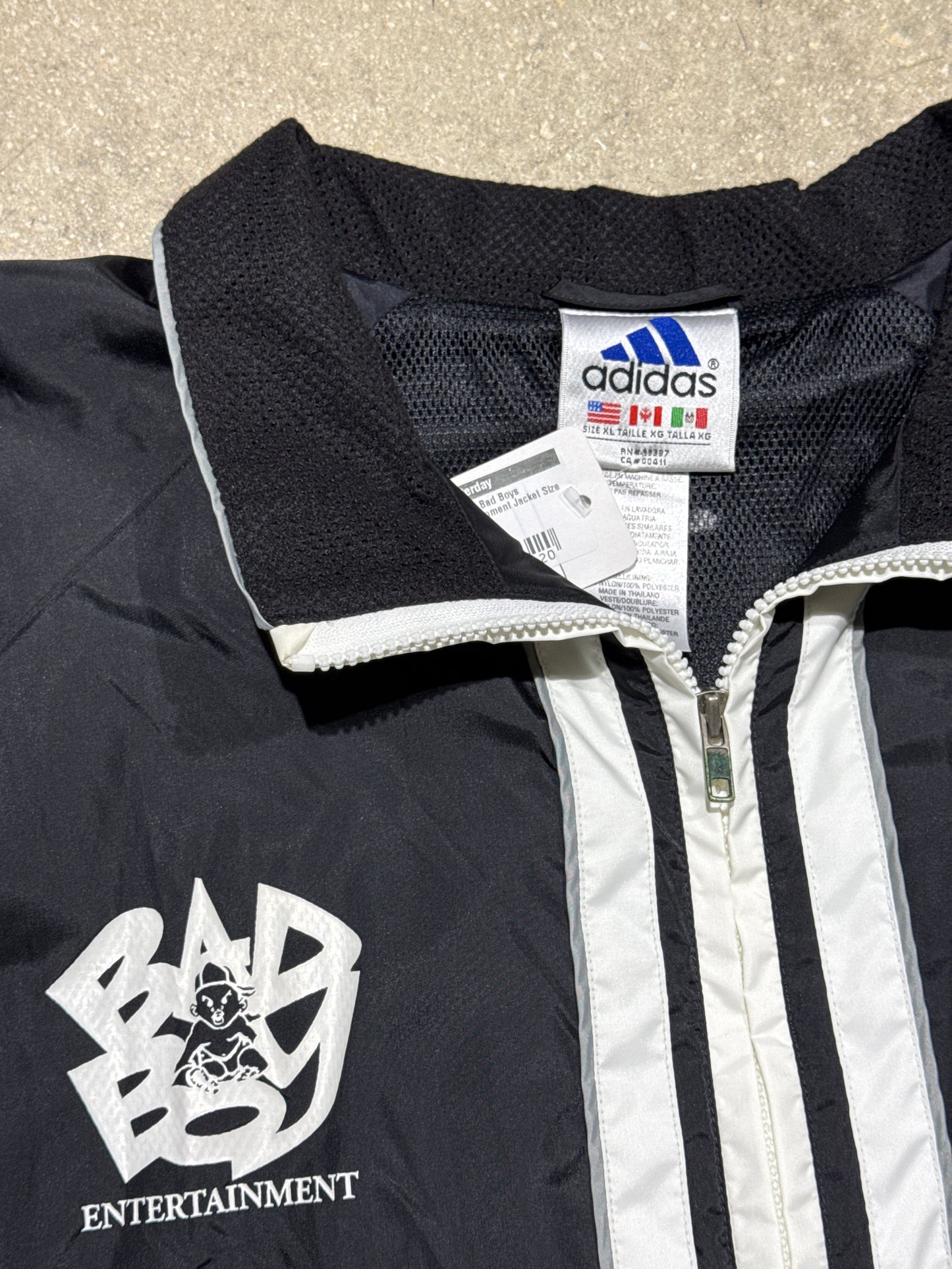 Adidas Bad Boys Entertainment Jacket Size XL