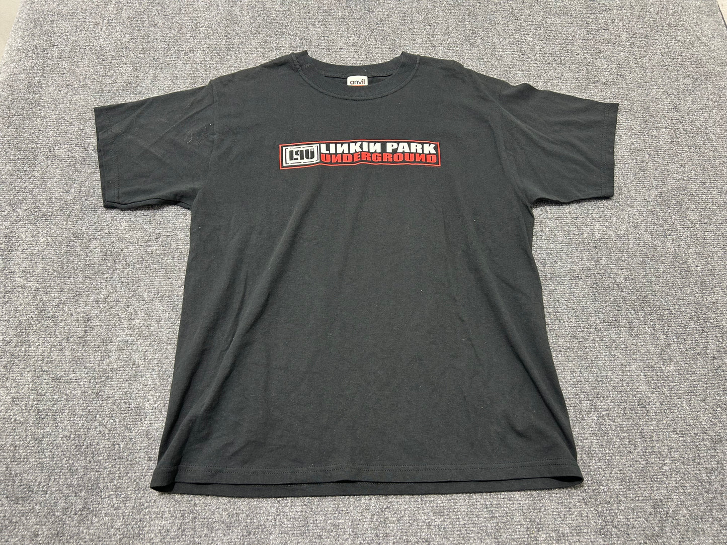 2002 Linkin Park Underground Band Tee - Black Size Medium(con)