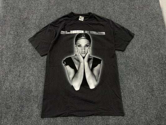 2002 Alicia Keys Tour Tee - Grey Size Medium
