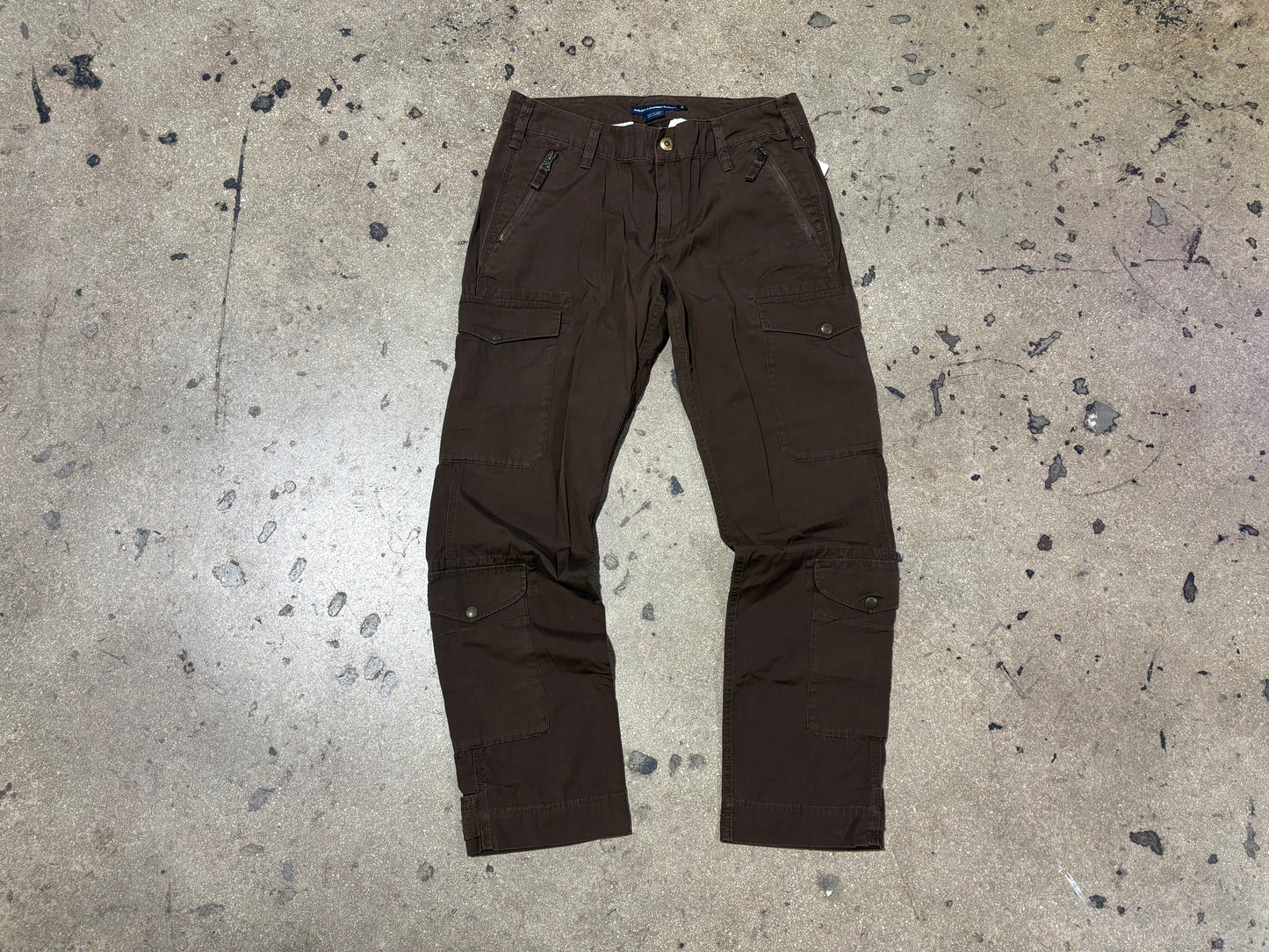 Women's Polo Ralph Lauren Sport Cargo Pants - Brown Size 12
