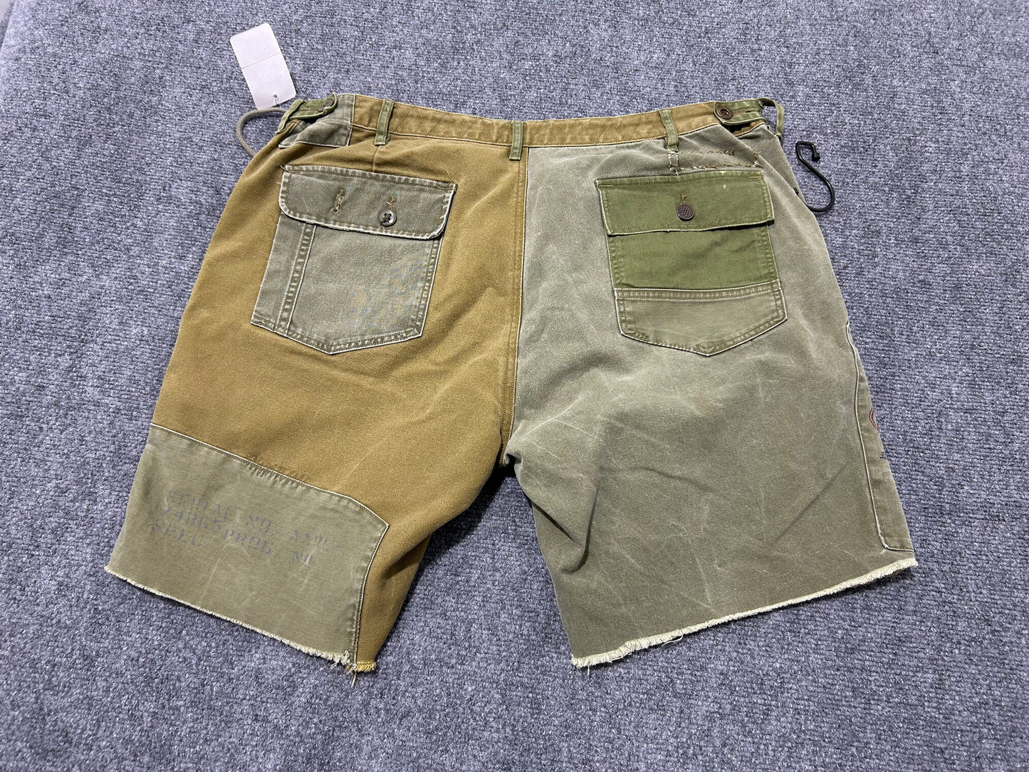 Polo Ralph Lauren Patchwork Shorts - Green Size 36
