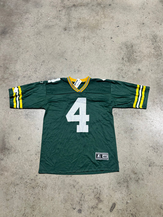 Brett Frave #4 Jersey - Green Size Large