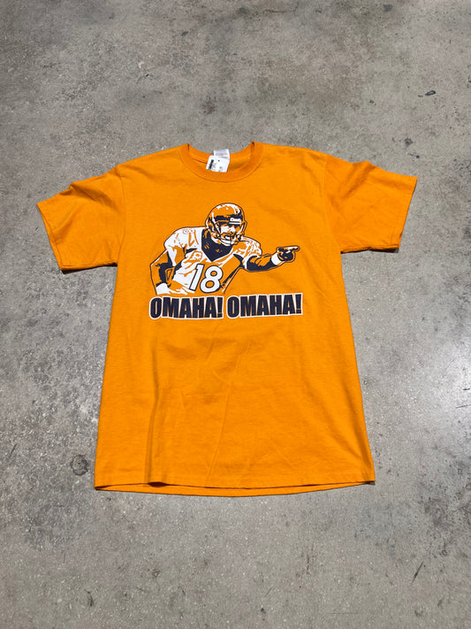 OHAMA OHAMA Peyton Manning Tee - Orange Size Medium