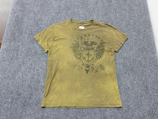 Y2K RIU Crest Logo Tee - Olive Size Large