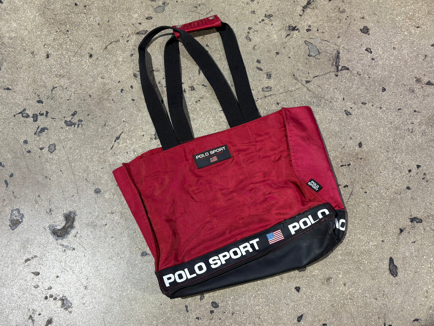Polo Sport Nylon Tote Bag - Red