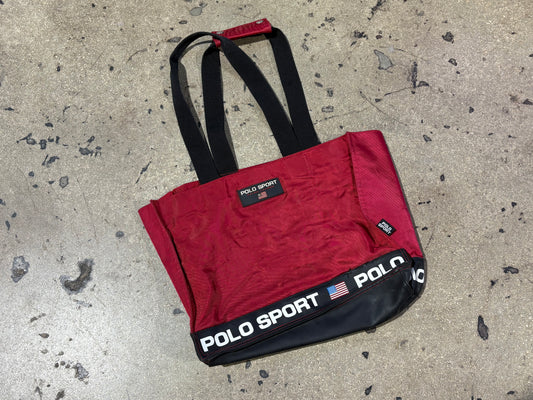 Polo Sport Nylon Tote Bag - Red