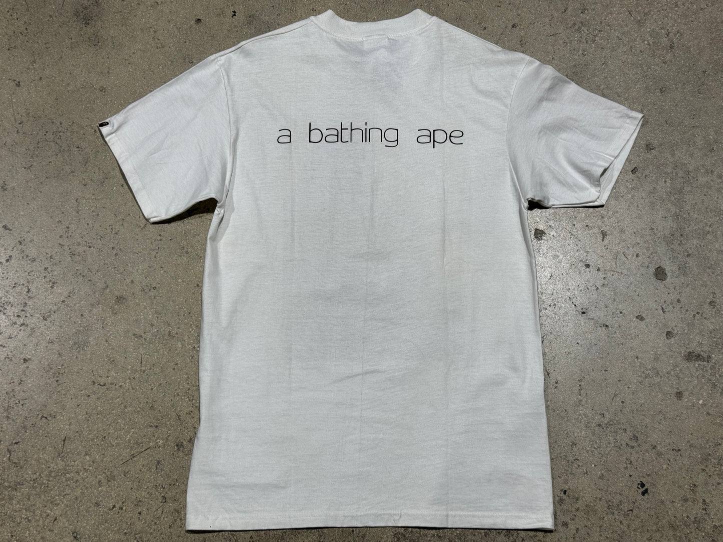 90s Bape x Futura Ape Shall Never Tee - White Size Medium