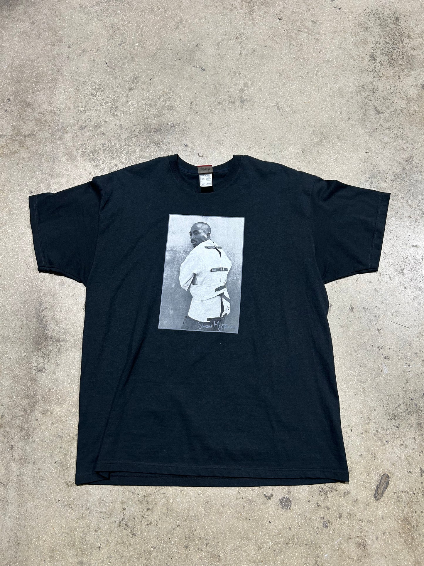 TuPac Straitjacket Tee - Black Size XXL