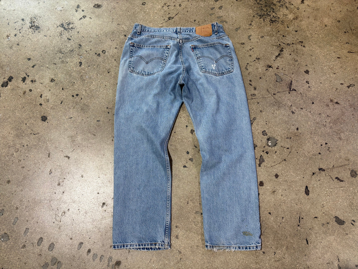90s Levis 505 Denim Jeans - Light Wash Size 38 x 30