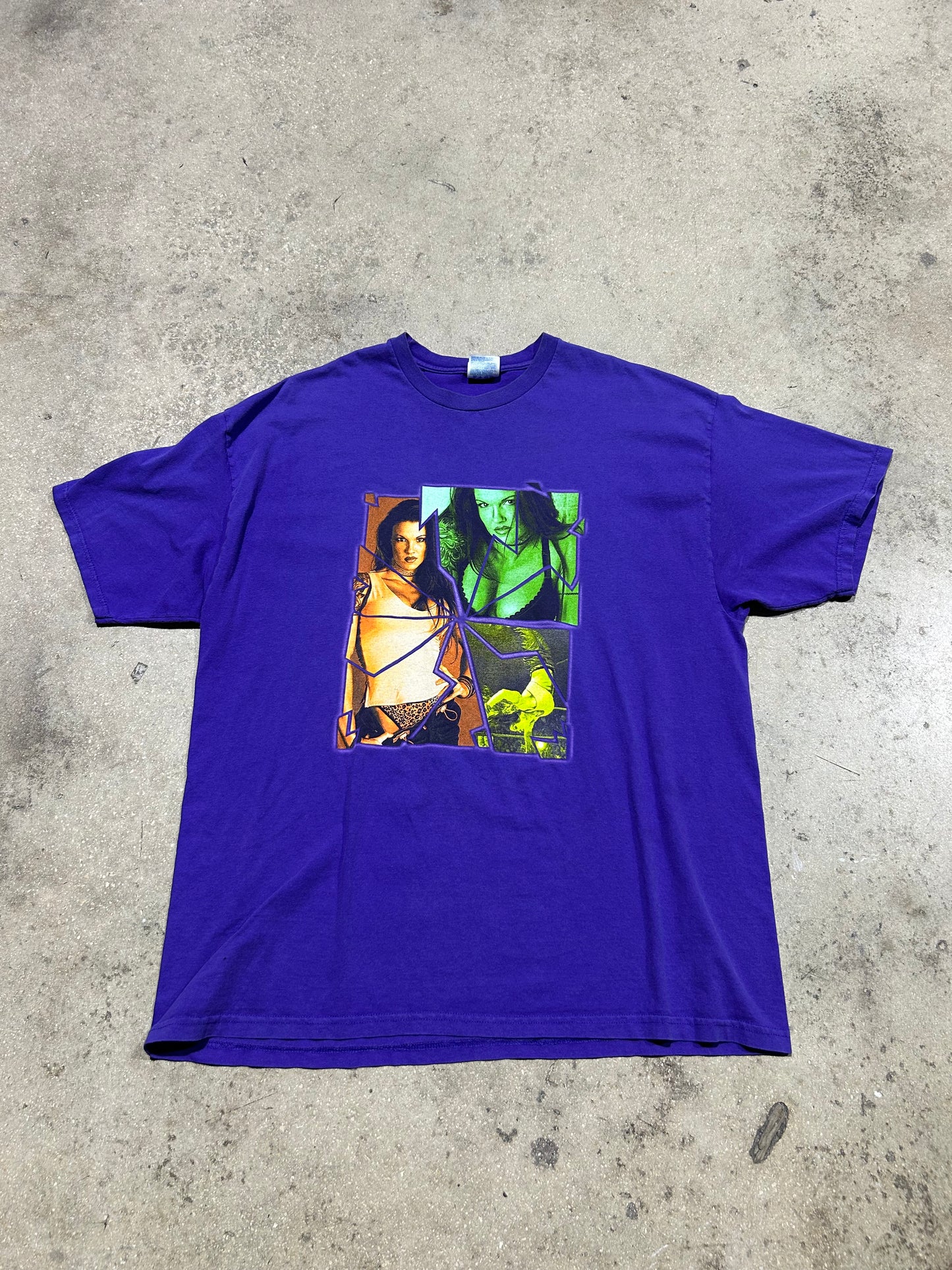 2004 WWF Lita Tee - Purple Size XXL