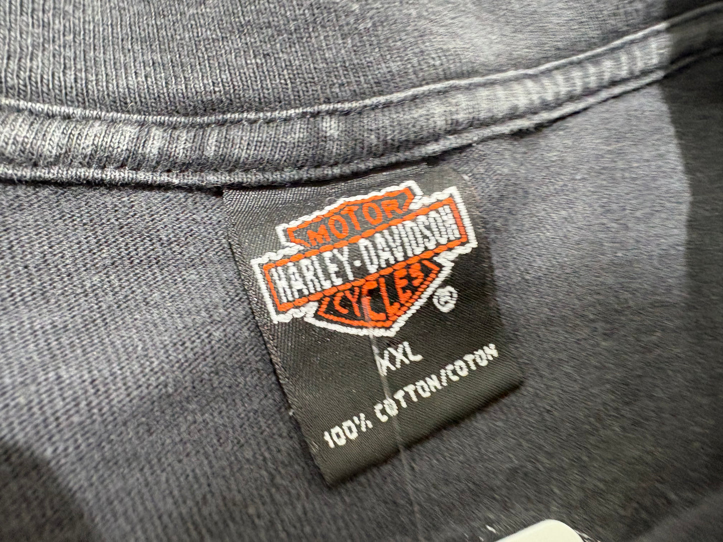 1999 Harley Davidson Eagle Flame Long Sleeve - Black Size XL