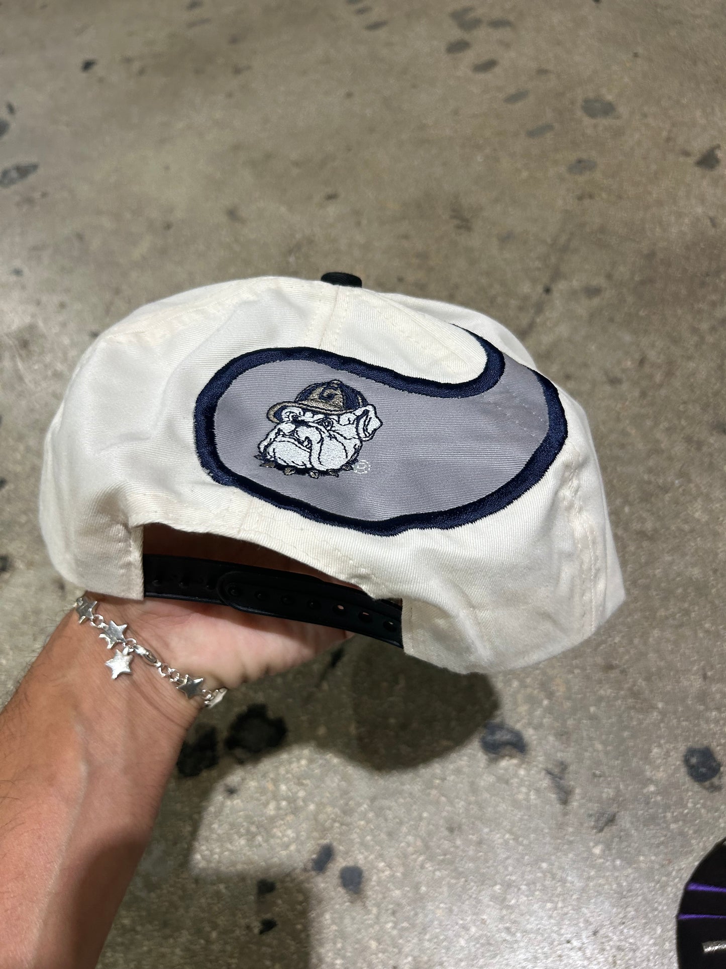 Georgetown University Hoyas Hat - White/Navy