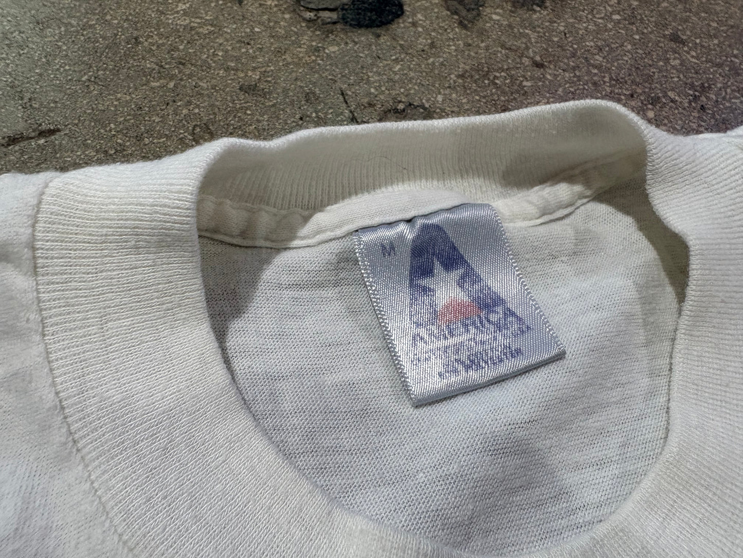 1987 Fleetwood Mac Animal Tee - White Size Medium