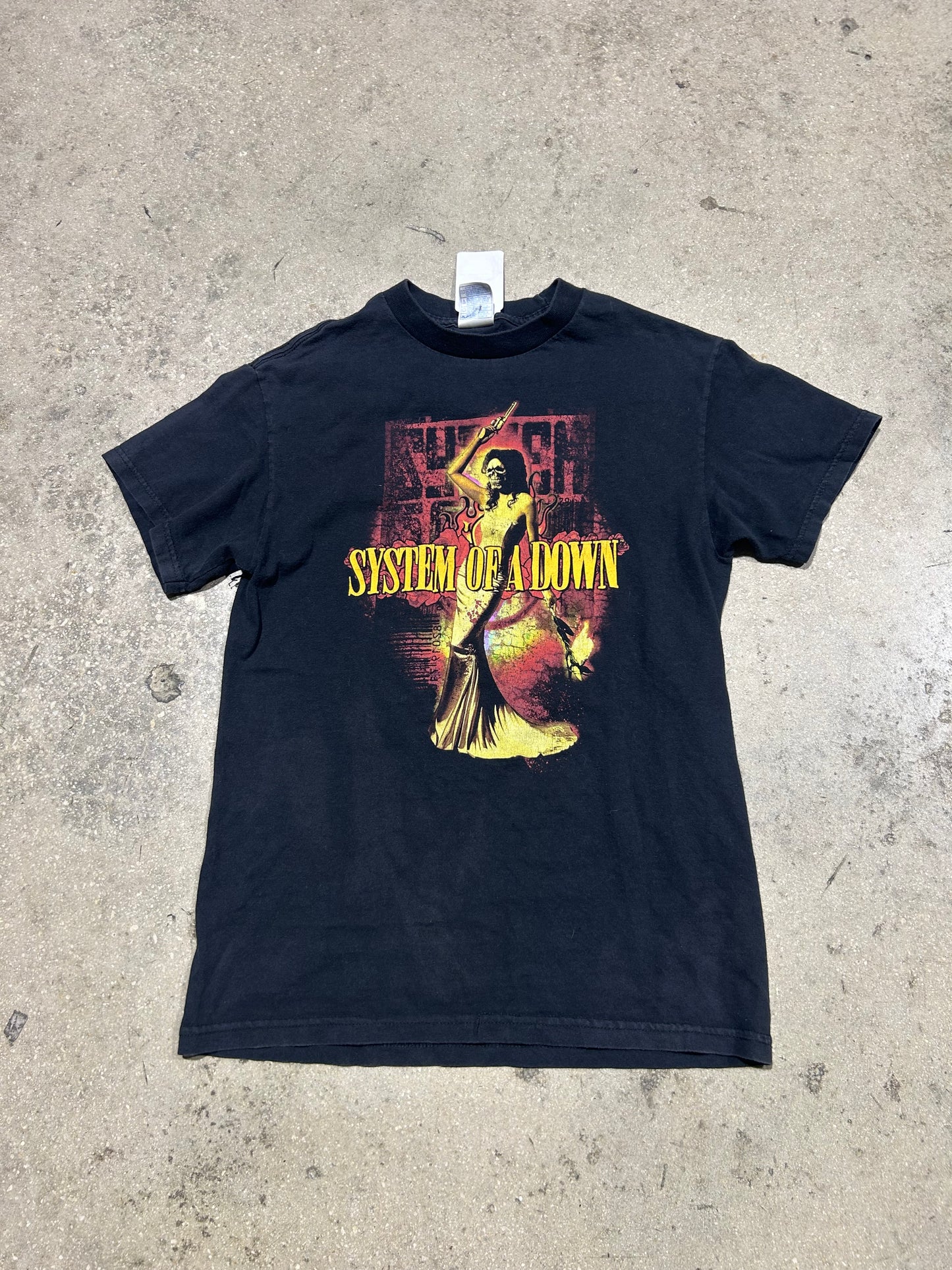 System Of A Down Tee - Black Size Small