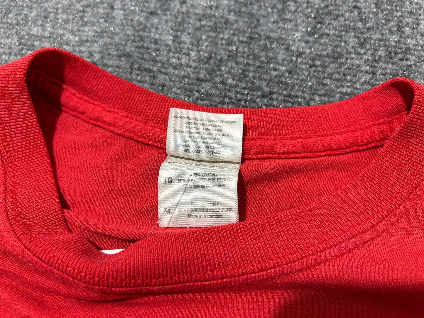 9/11 Memorial Tee - Red Size XL