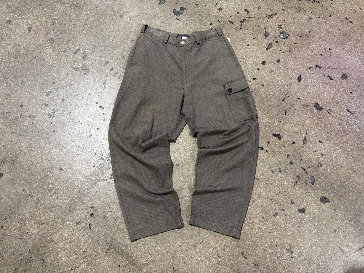 90s Stussy Cotton Cargo Pants - Brown Size 34