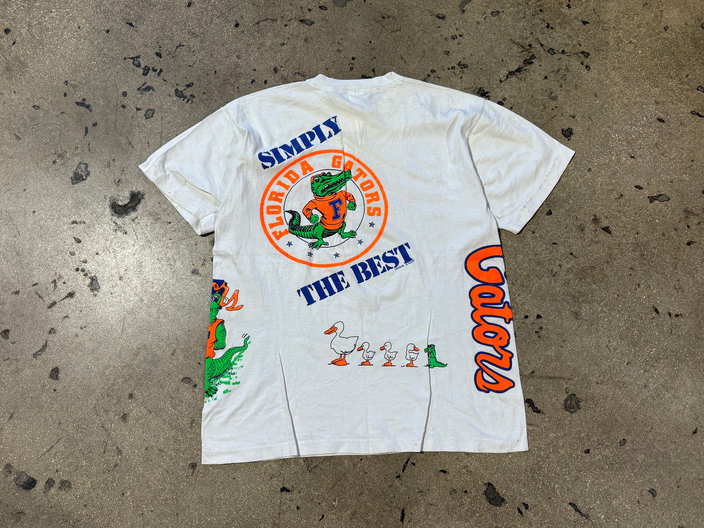 Florida Gators UF Simply The Best AOP Tee - White Size XL