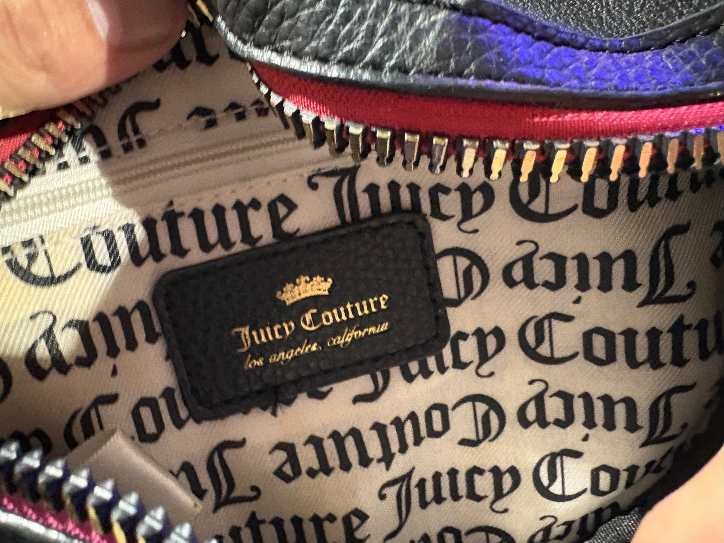 Juicy Couture Charm Fanny Pack - Black / Gold