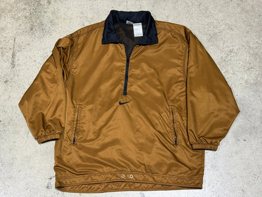 Nike Half Zip Jacket - Copper Size Medium