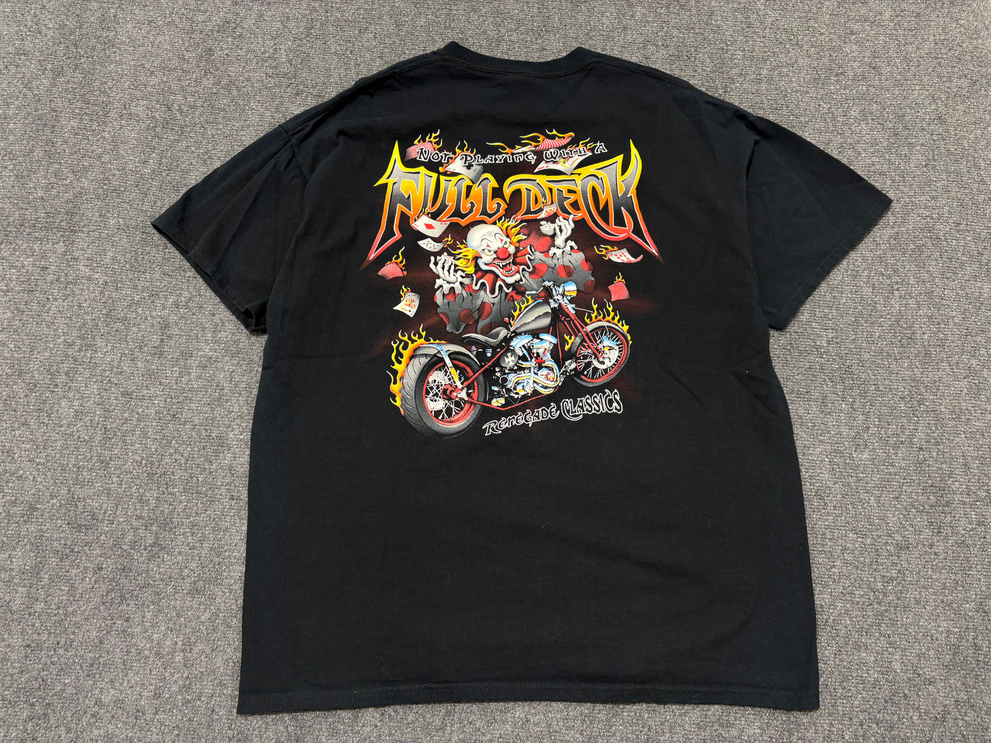 Renegade Classics Full Deck Tee - Black Size XL