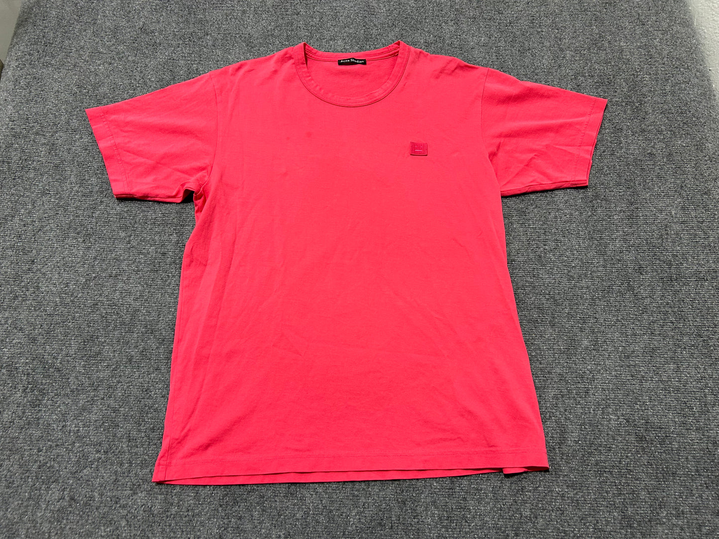 Acne Studios Little Logo Tee - Pink Size Large (con)