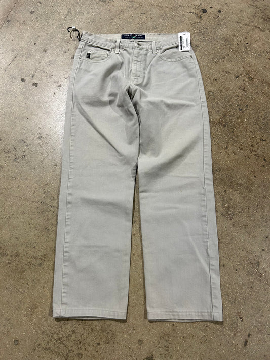 Guess Straight Leg Jeans - Khaki Size 30