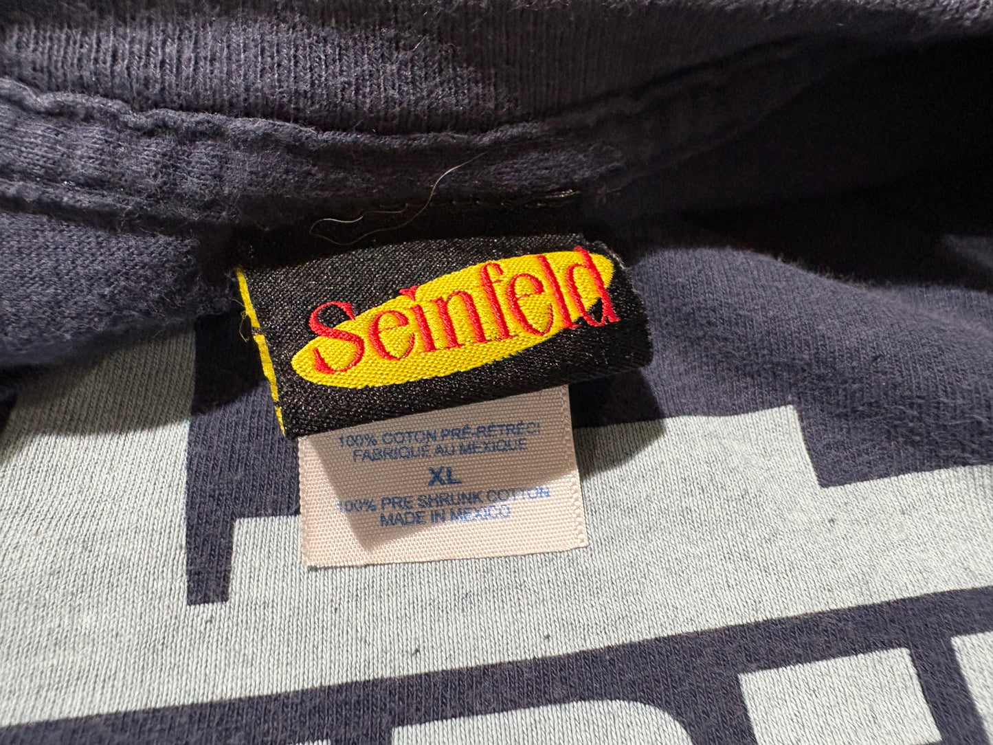 Seinfeld Vandelay Industries Tee - Navy Size XL