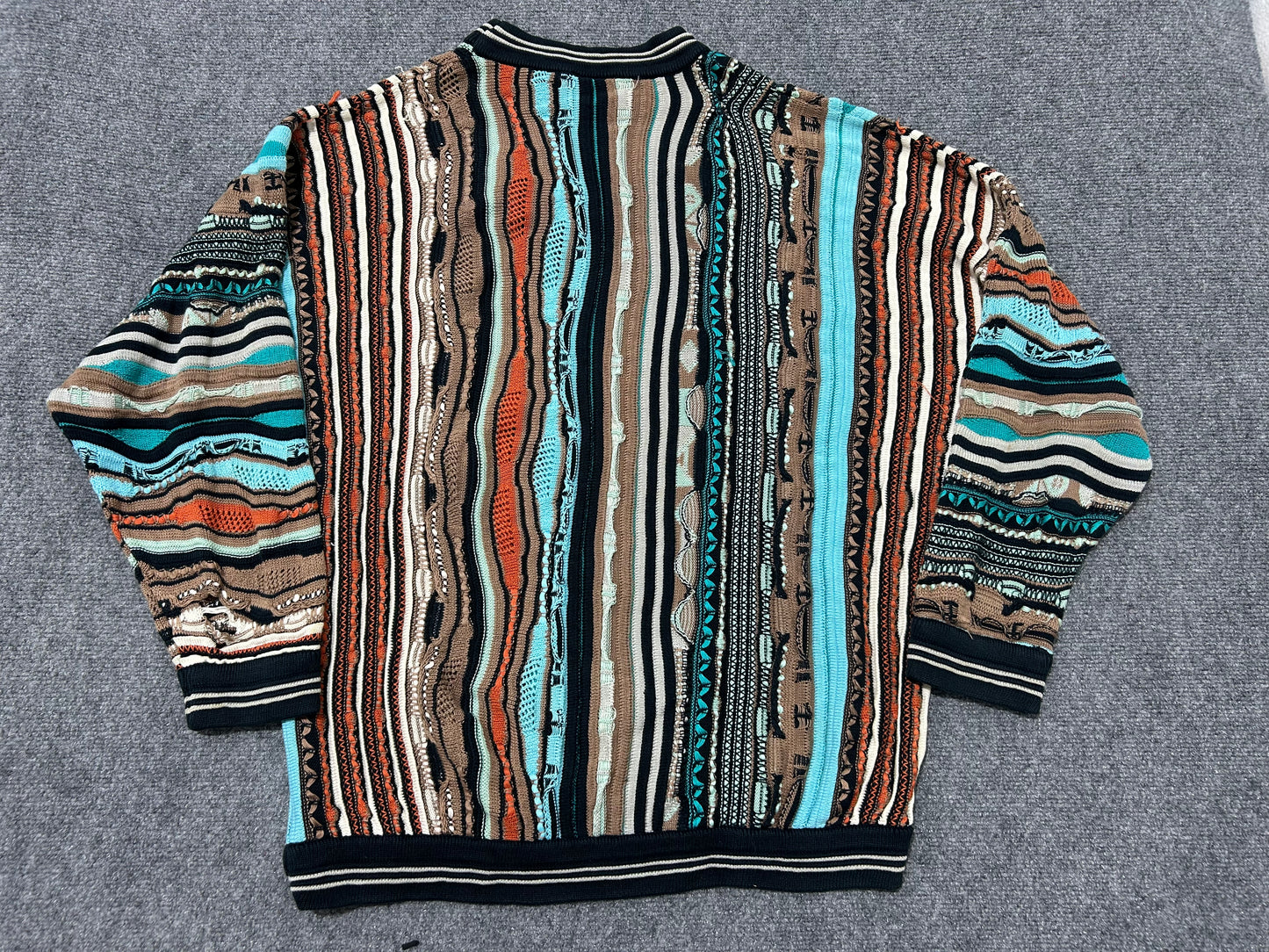 Coogi 3D Knit Crewneck - Multi Size Large