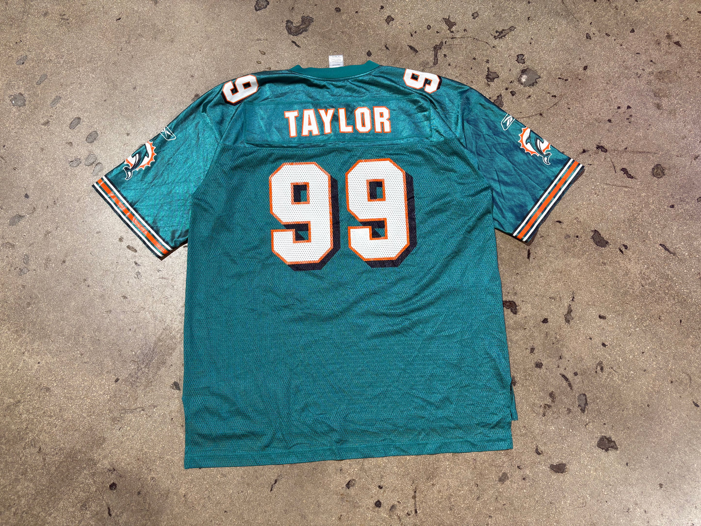 Miami Dolphins #99 Taylor Football Jersey - Teal Size XL