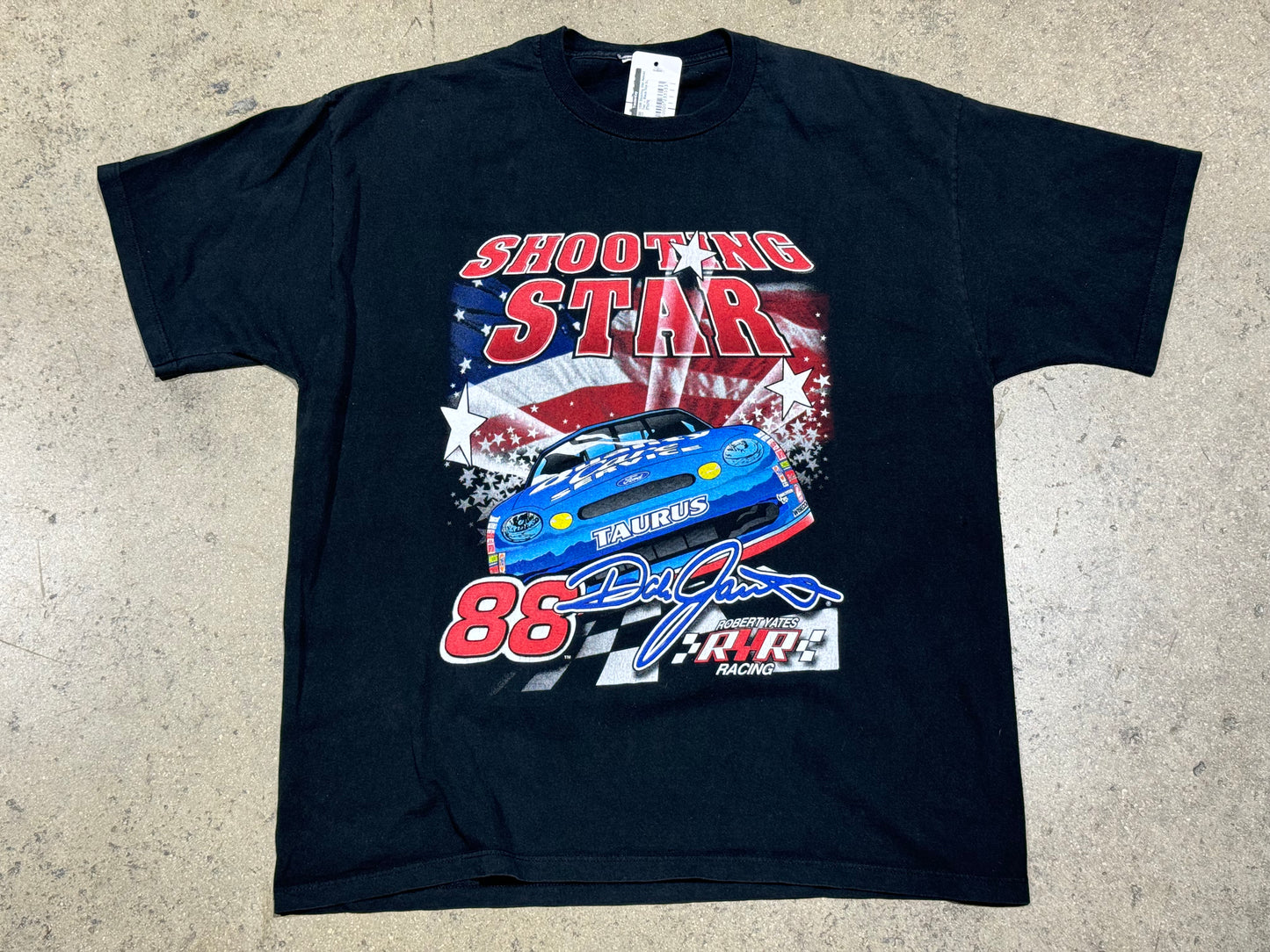 1998 Shooting Star Nascar Tee - Black Size XL