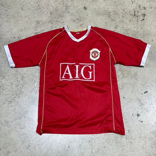 Manchester United #9 Jersey - Red Size Large