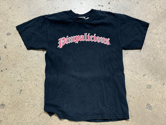 Pimpalicious Tee - Black Size Medium