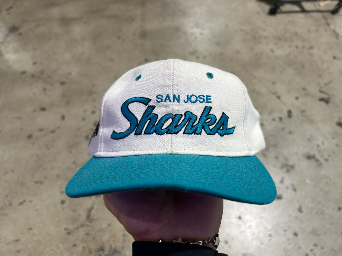 San Jose Sharks Hat - Teal/white