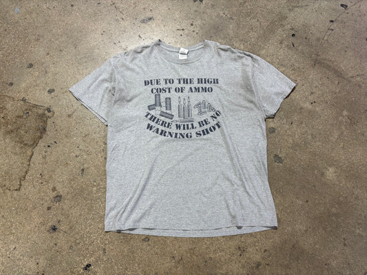 High Cost OF Ammo Tee - Grey Size XXL