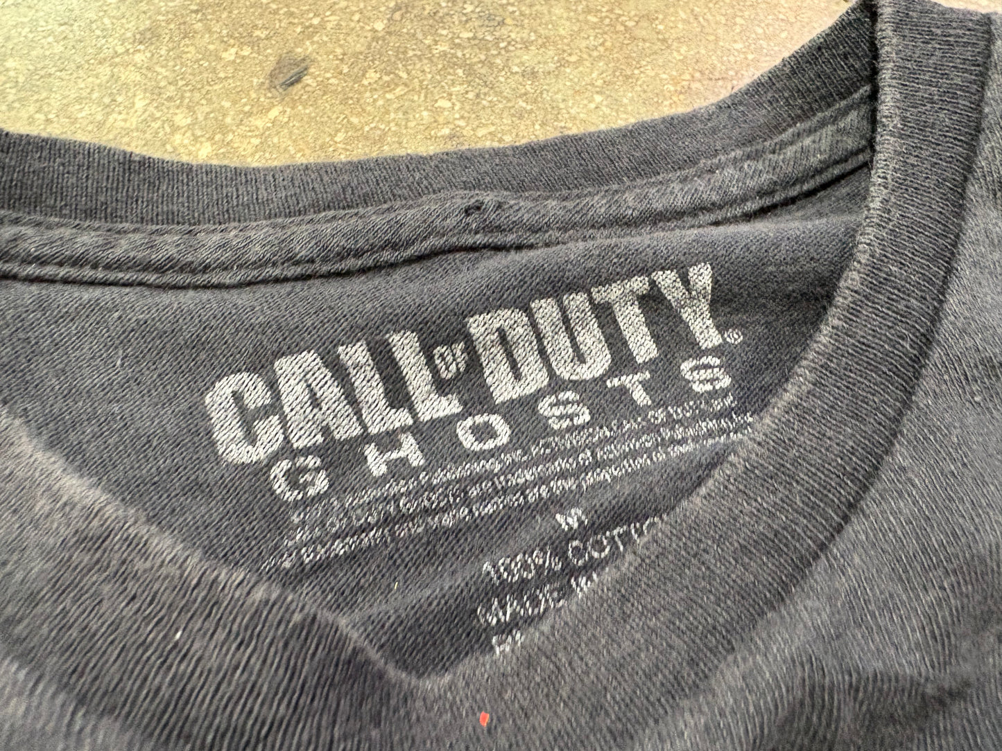 Call Of Duty Ghost Tee - Black Size Medium