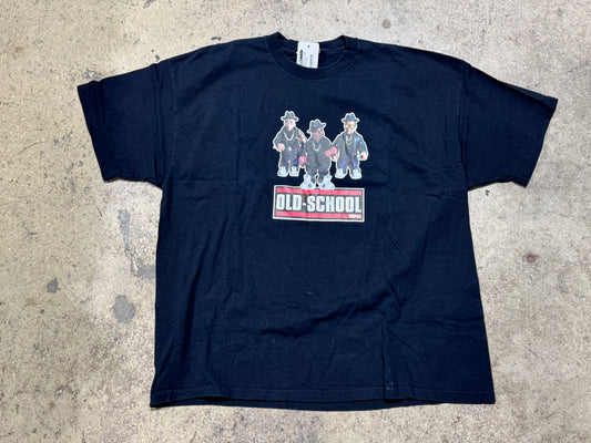 Respect Old School RUN DMC Toys Tee - Black Size XXL