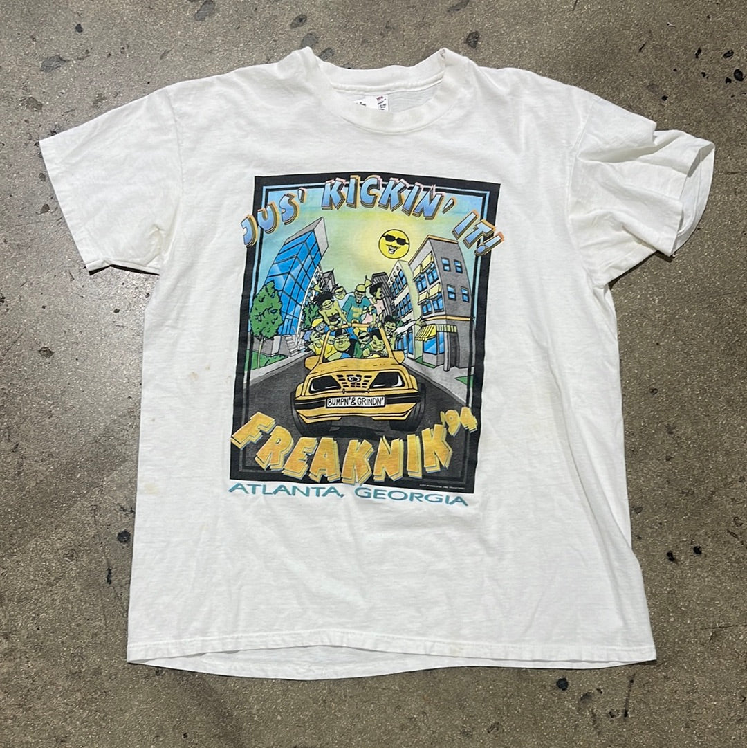 1994 Freaknik Jus' Kickin' It! Tee - White Size XL