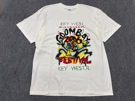 2006 Goombay Key West Tee - White Size XL