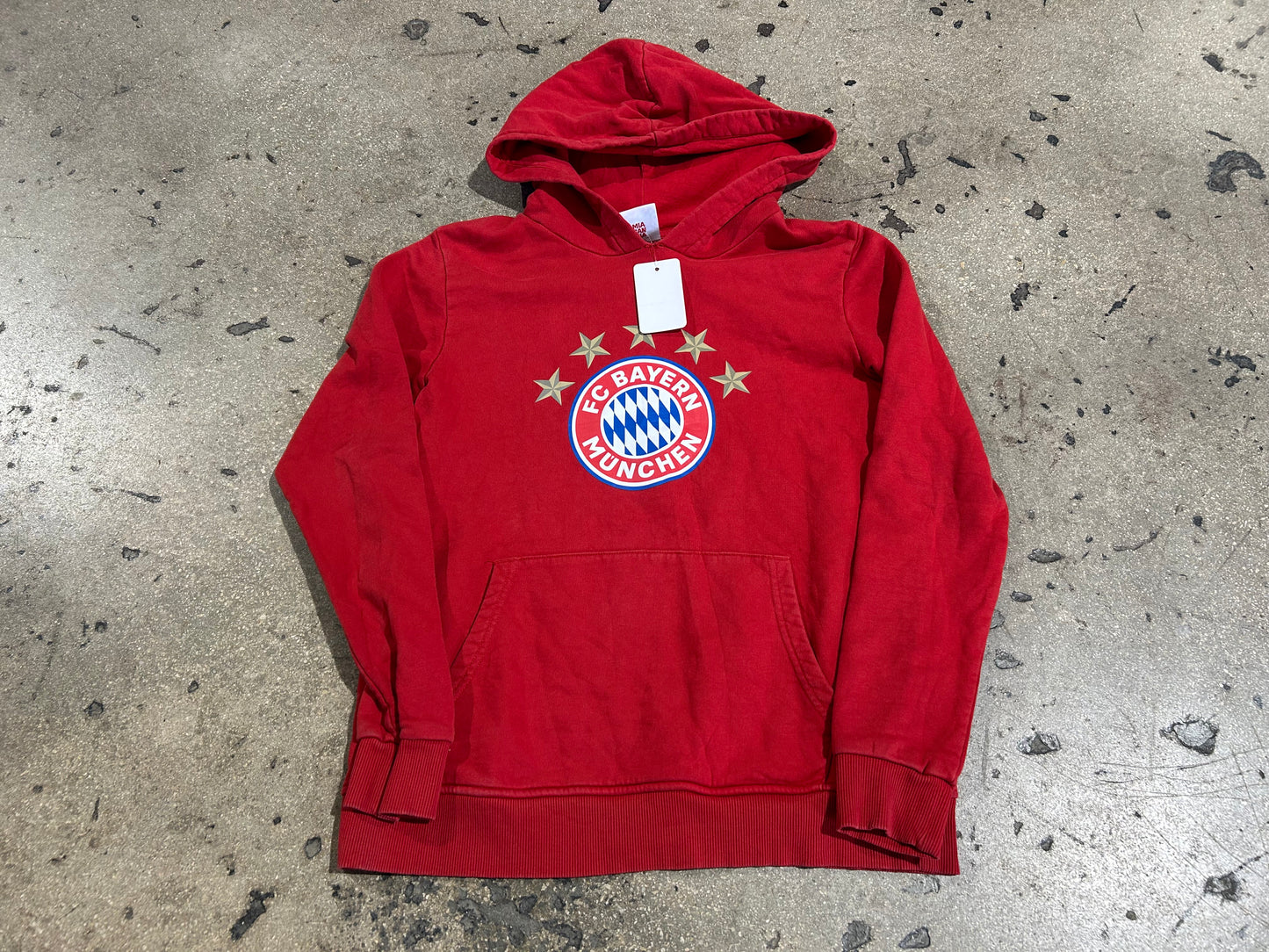 FC Bayern Munchen Soccer Hoodie - Red Size Small