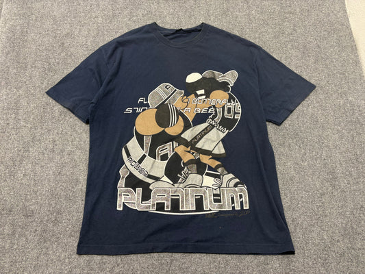 Platinum Fubu Cartoon Tee - Black Size XL