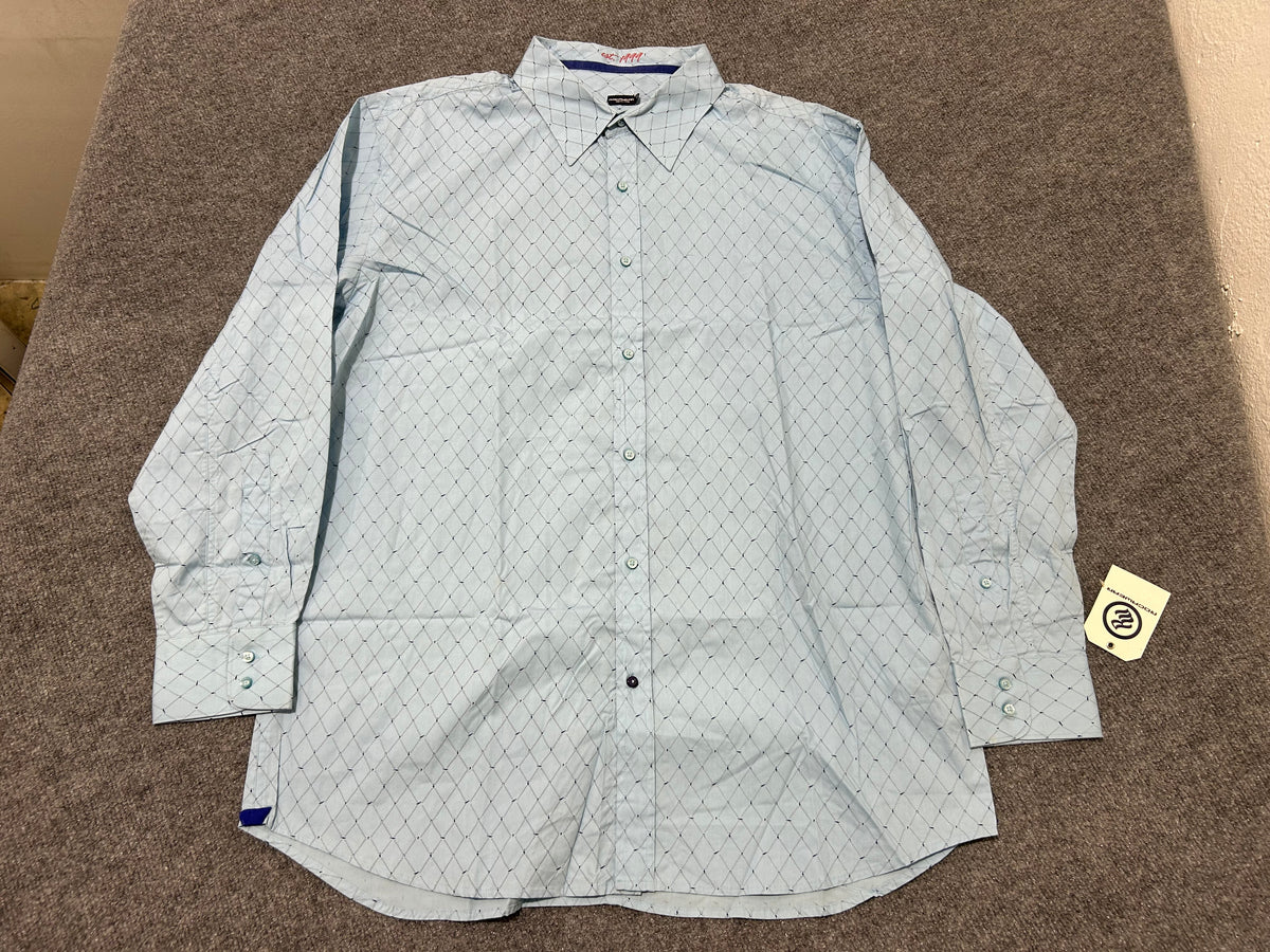 Rocawear Dress Shirt - Blue Size XXL